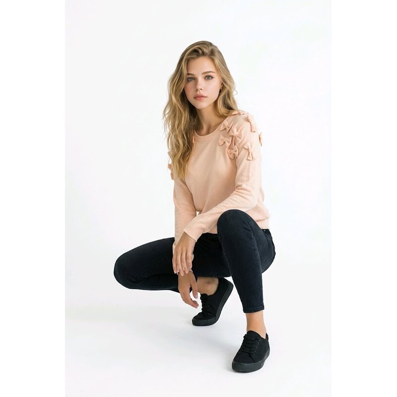 Roselia Top - Vlinderstrikken