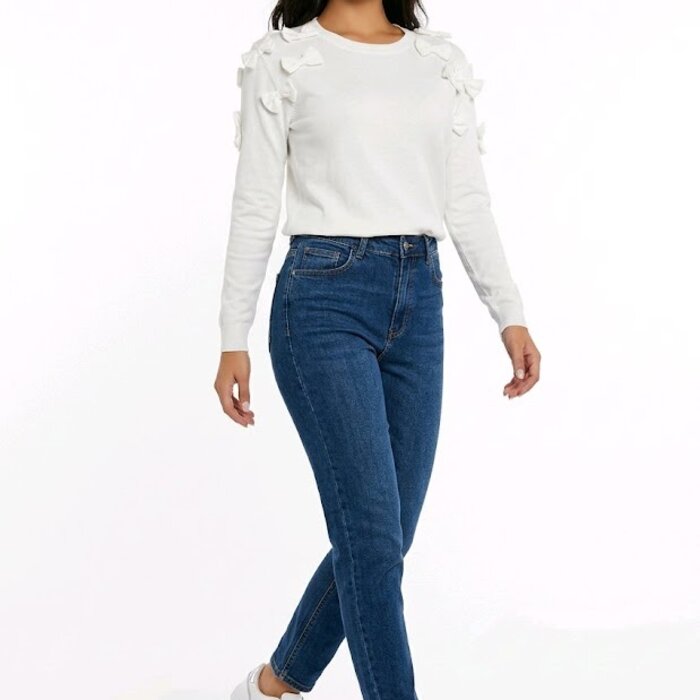 Roselia Top - Vlinderstrikken