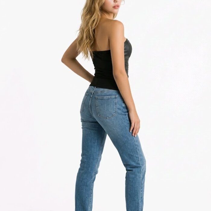 Ravena Top - Rits - Luipaard