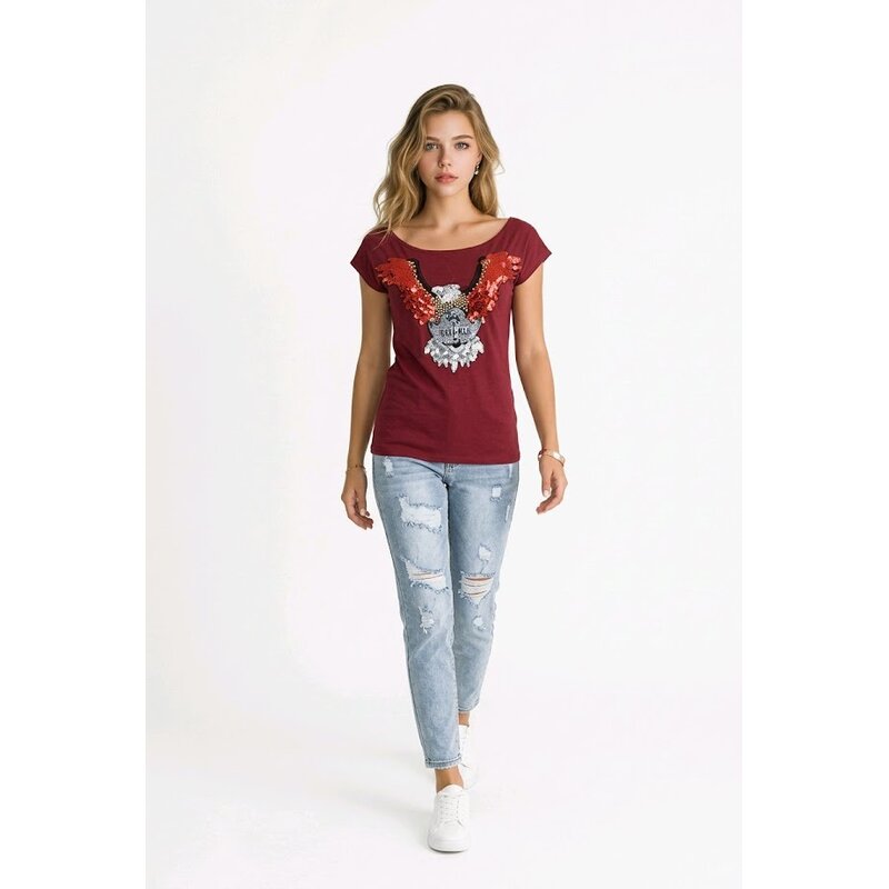 Eaglena T-shirt - Pailletten Adelaar