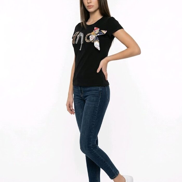 Andera Zwart T-shirt - And Opdruk