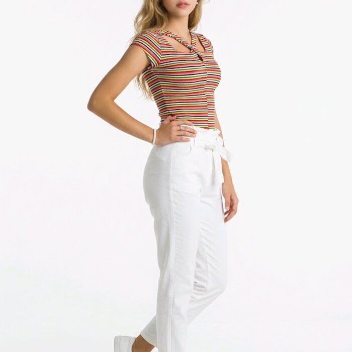 Strivana Crop Top - Gekruiste Bandjes