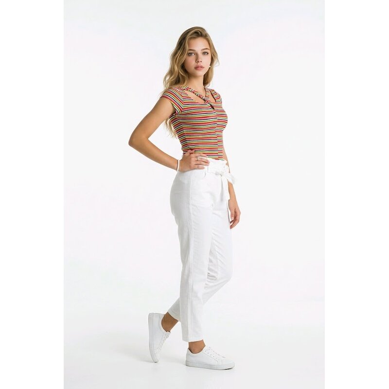 Strivana Crop Top - Gekruiste Bandjes