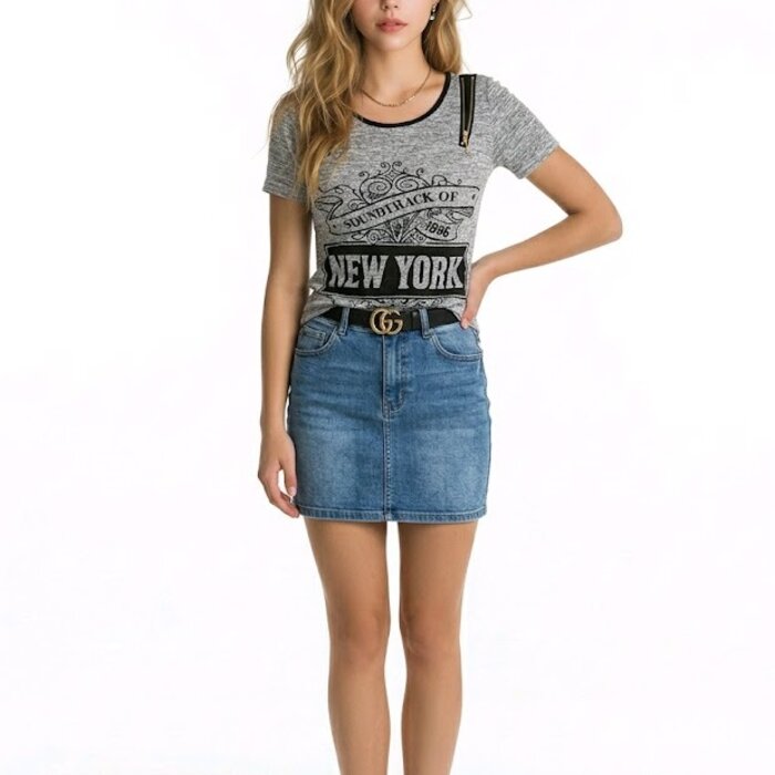 Zarelle T-Shirt - Print - Schouderritsen