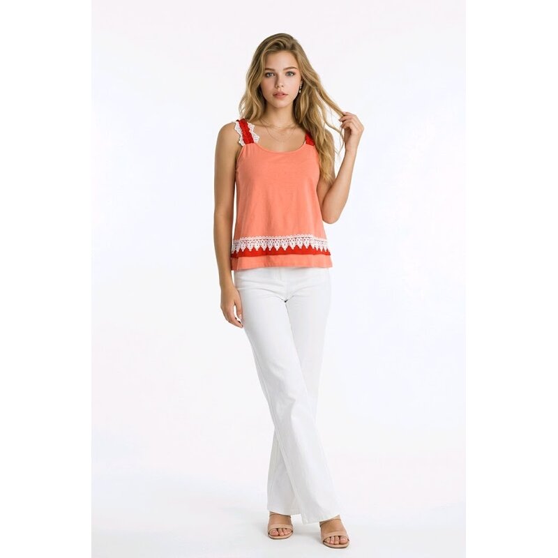 Coralia Tanktop - Open Rug - Strik