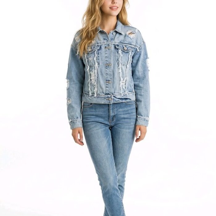Elin – Kort Denim Jack