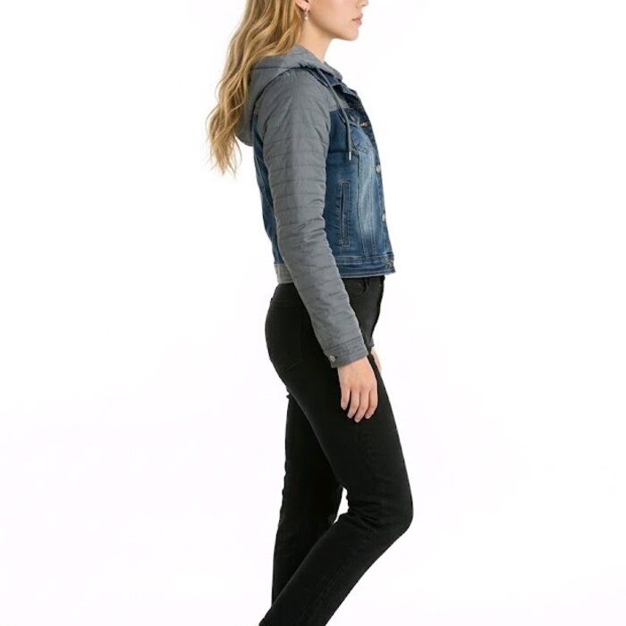 Denver Denim jack | Afneembare Capuchon