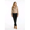 Triniti Leder Biker Jack -Beige