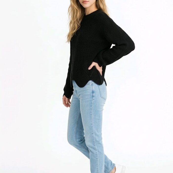 Stijlvolle Dames Trui - Kartel - Zwart