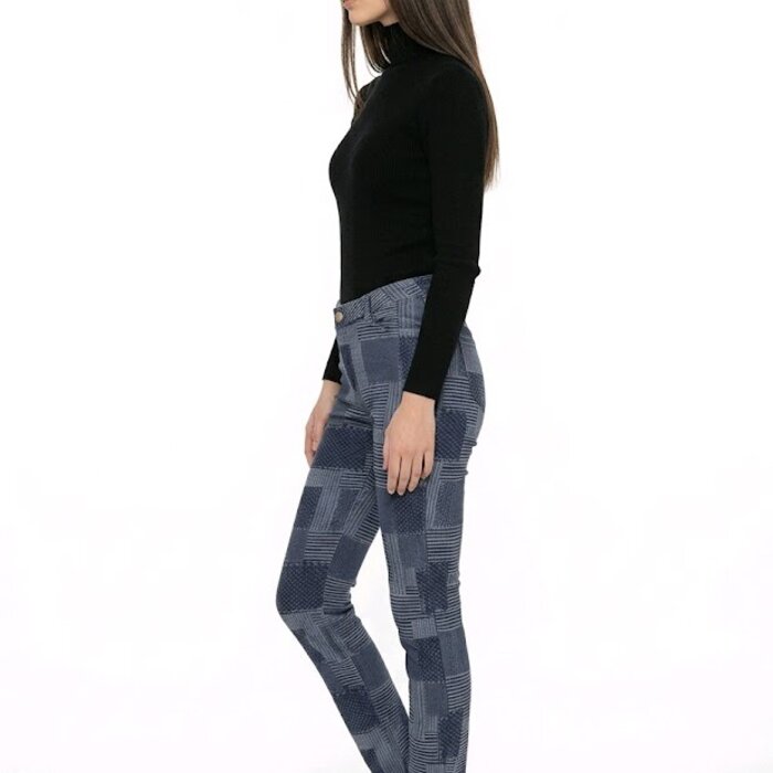 Jeans Straight-fit  - Patchwork