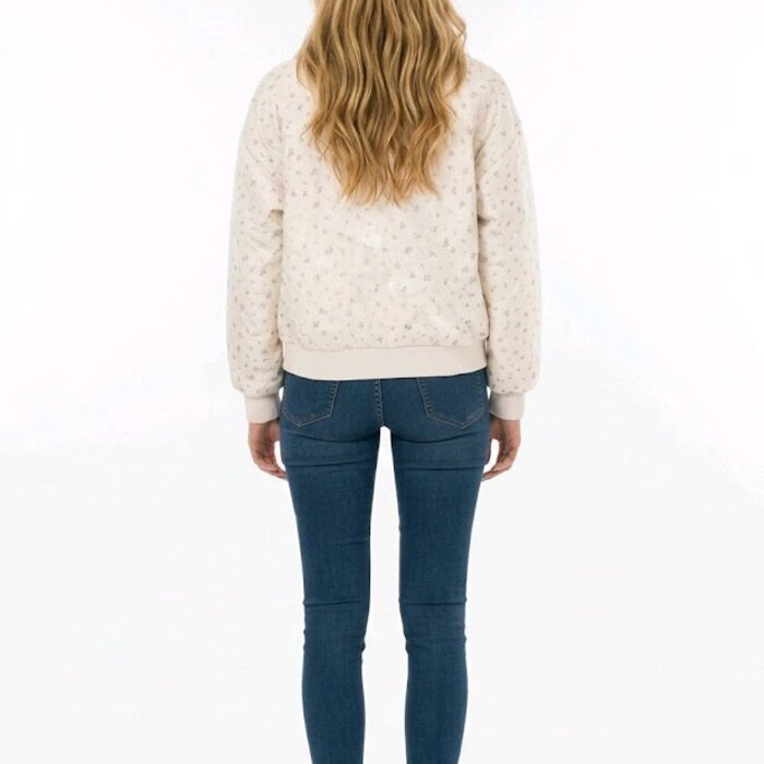 Fluweel zacht Jack | Bloemenprint & Wollig Hartdesign