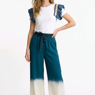 Denim Contrast | Palazzo Broek