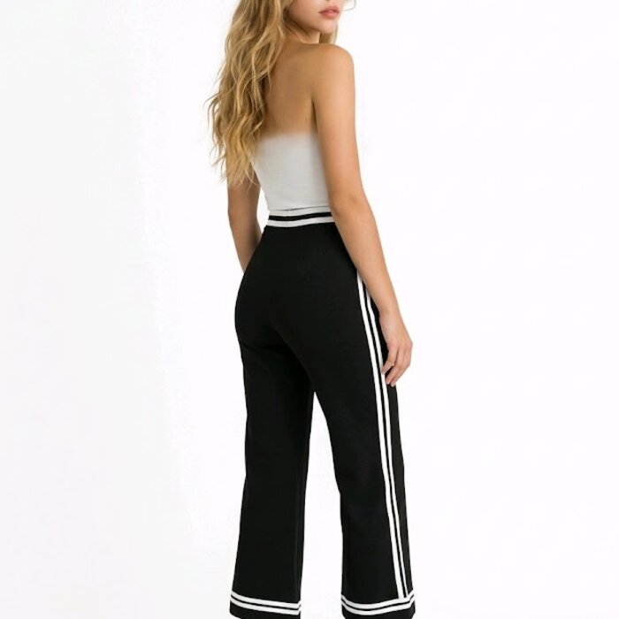 Liva |  Palazzo 3/4 Broek - Streep