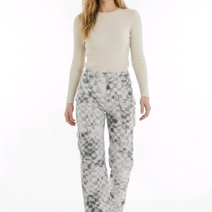 Niva – Cargobroek - Blokkenmotief