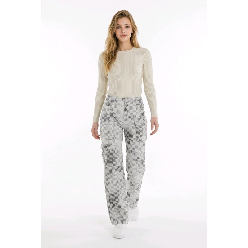 Niva – Cargobroek - Blokkenmotief