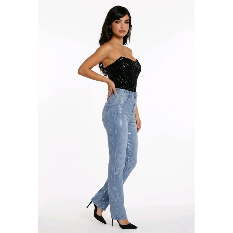 Liora Jeans - Glanzende Finish