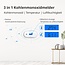 WisuAlarm WisuAlarm 3-in-1 Kohlenmonoxidmelder mit LCD-Display, Temperatur- und Feuchtigkeitssensor (Modell C06)