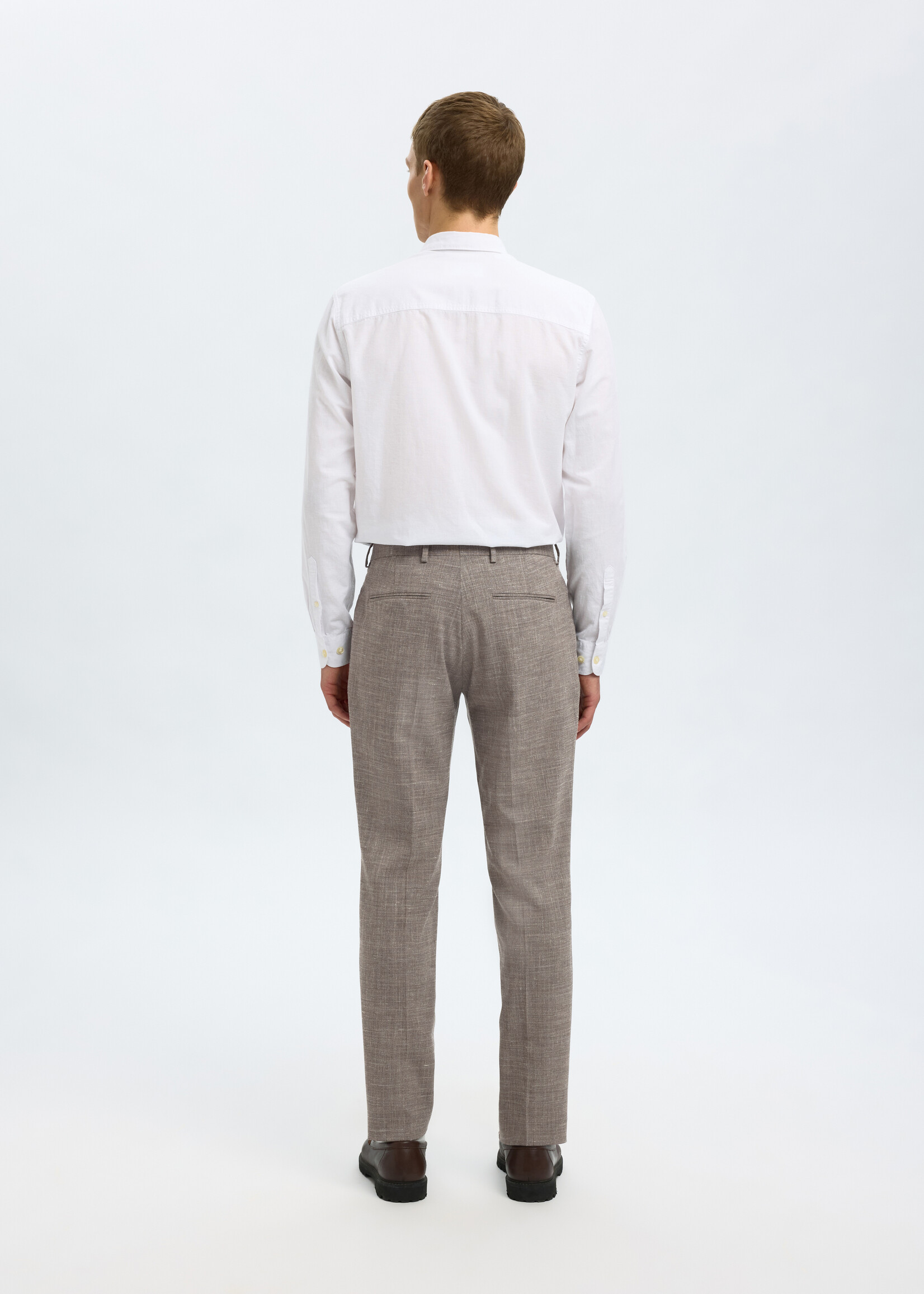 SELECTED HOMME SLHSLIM-OASIS LINEN TRS NOOS