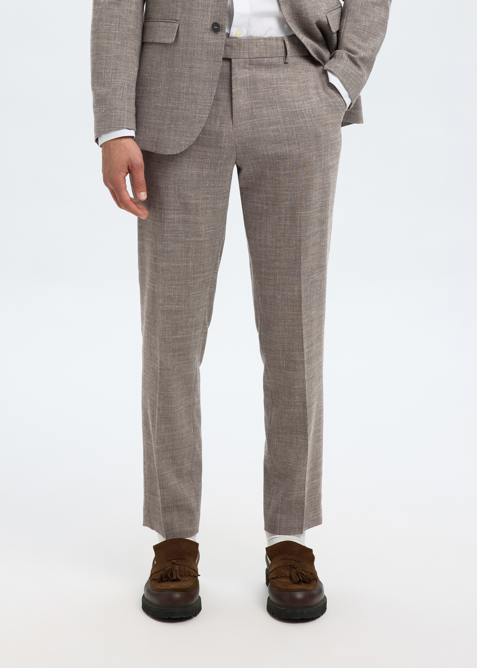 SELECTED HOMME SLHSLIM-OASIS LINEN TRS NOOS