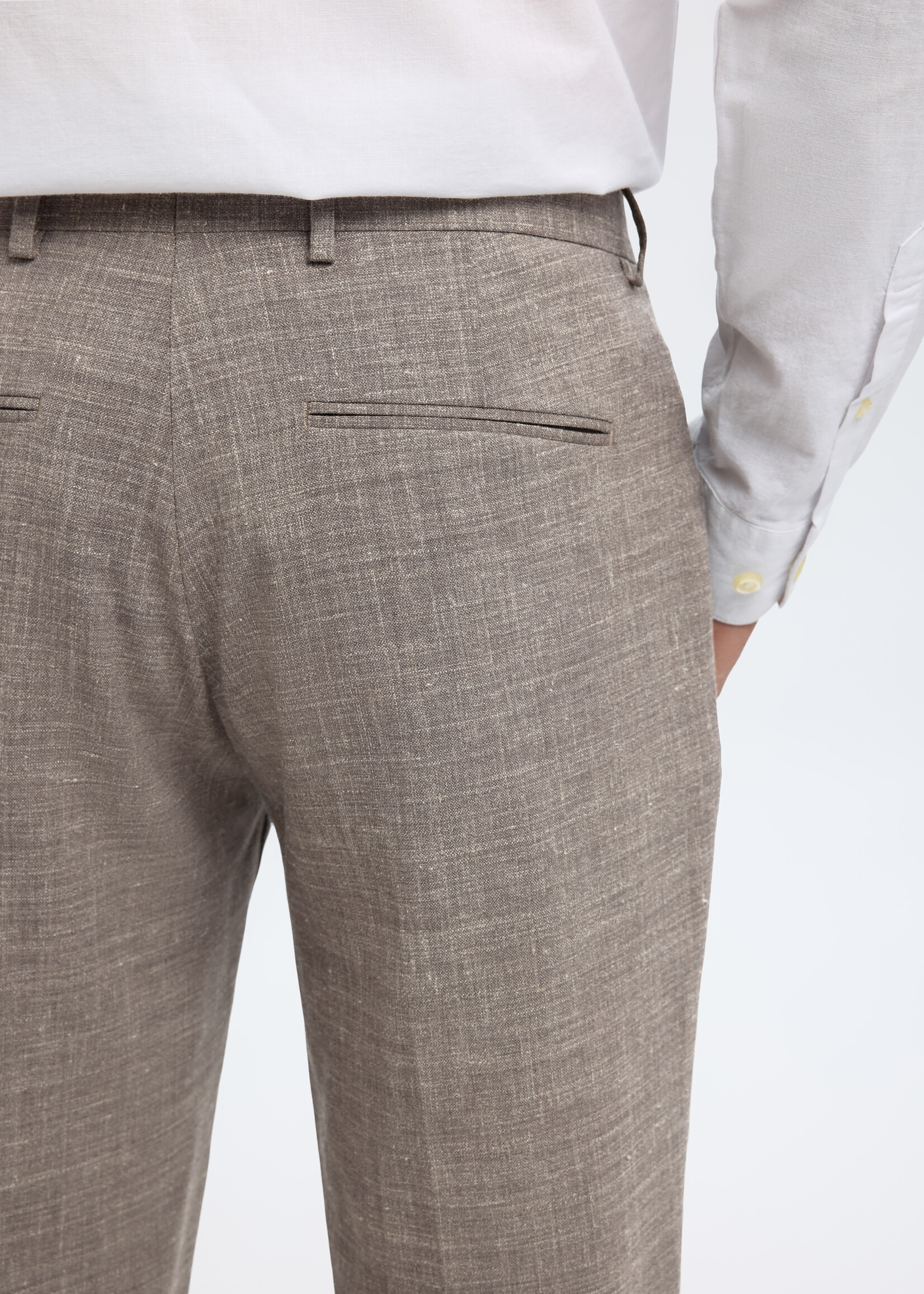 SELECTED HOMME SLHSLIM-OASIS LINEN TRS NOOS