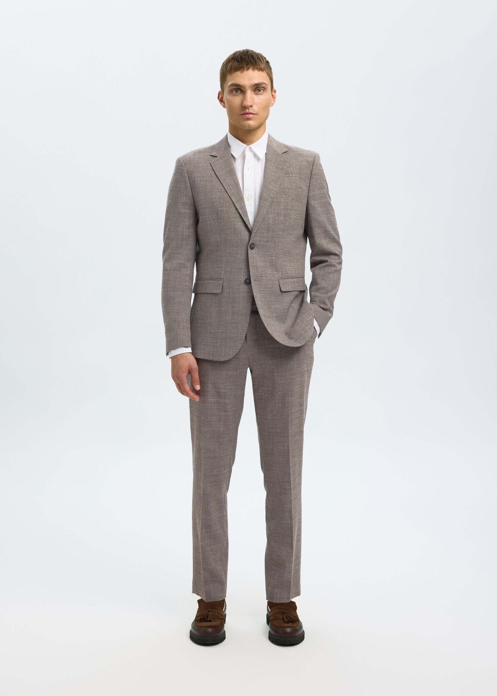 SELECTED HOMME SLHSLIM-OASIS LINEN BLZ NOOS