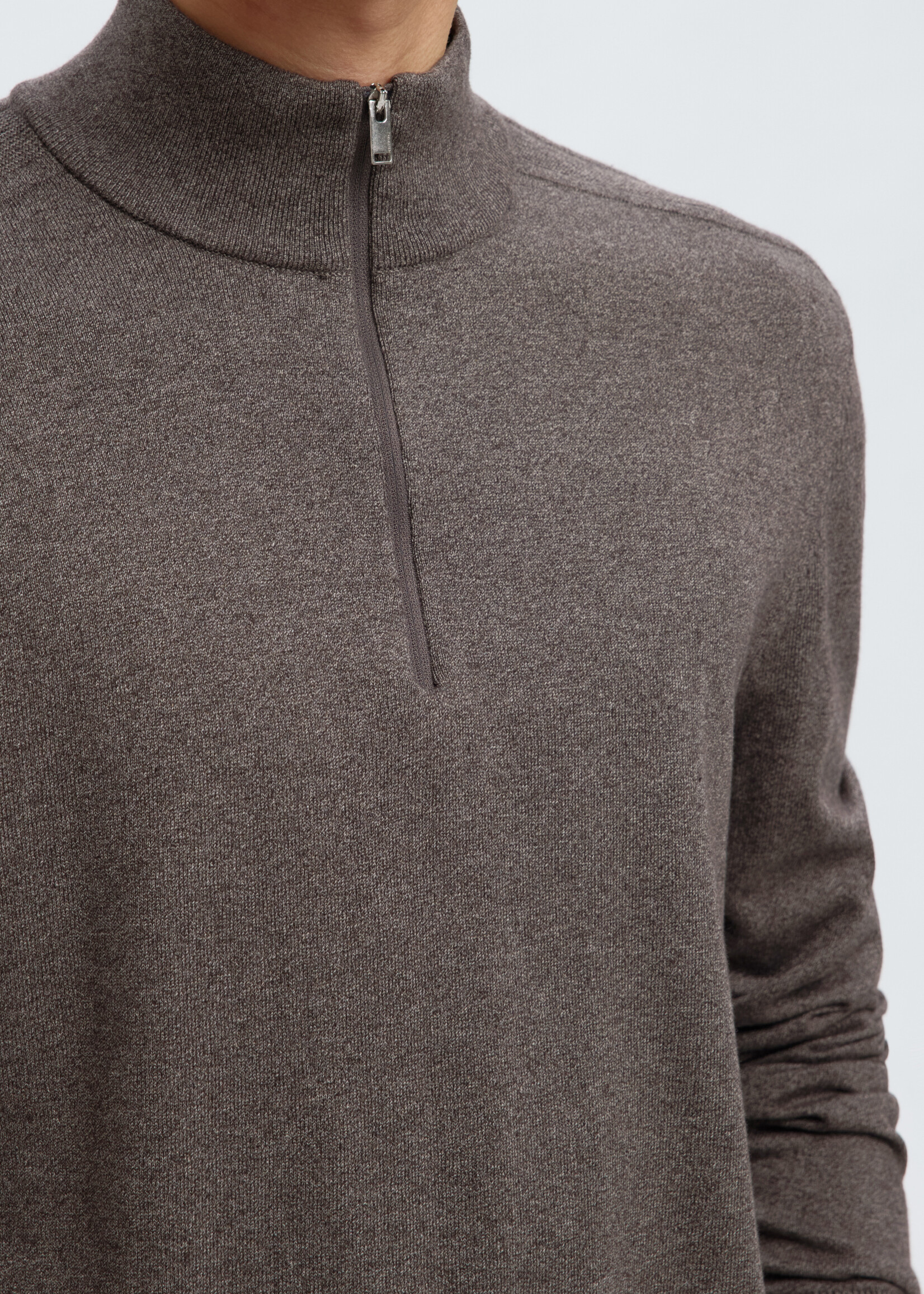 SELECTED HOMME BERG HALF ZIP CARDIGAN