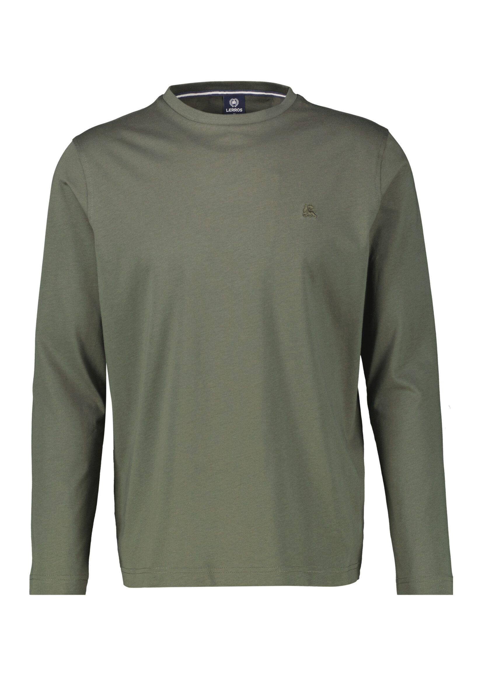 LERROS T-SHIRT LANGE MOUWEN O-NECK