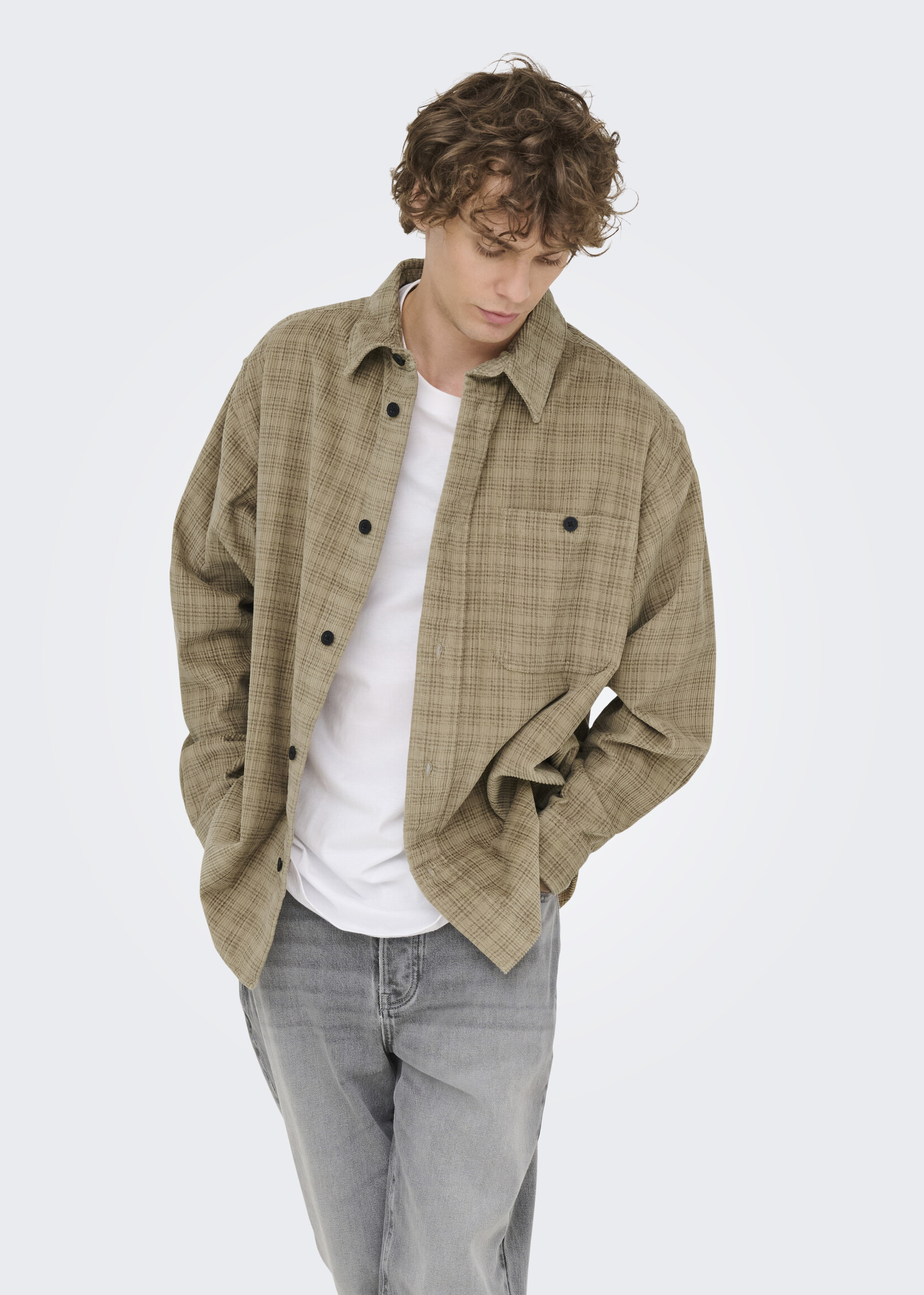 ONLY & SONS WALEED CORDUROY OVERSHIRT