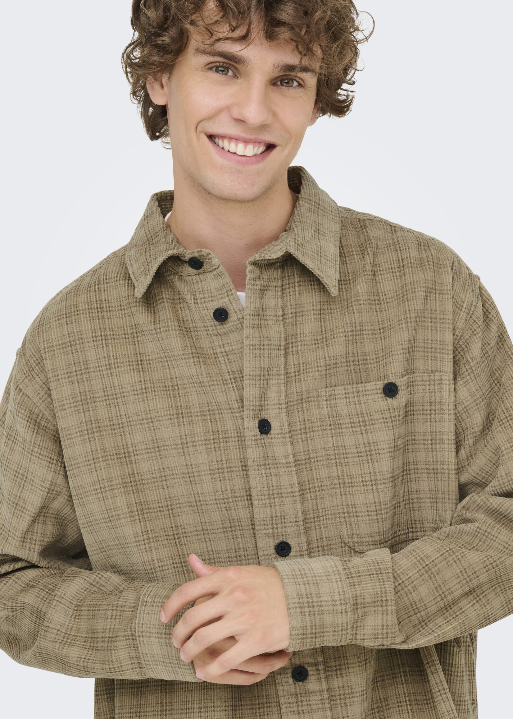 ONLY & SONS WALEED CORDUROY OVERSHIRT