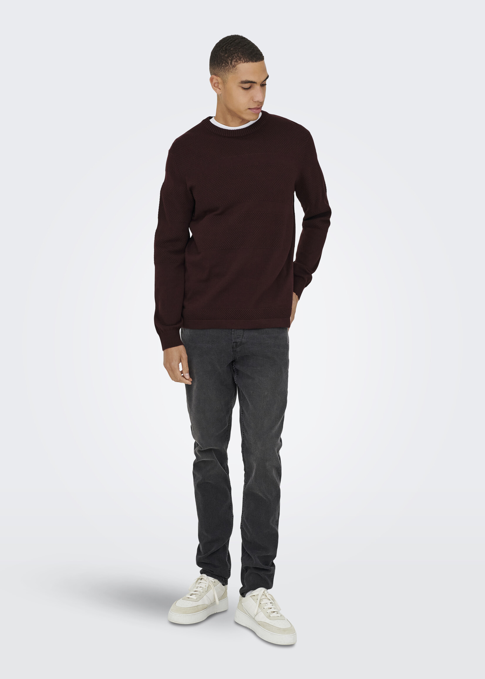 ONLY & SONS MALIK REG CREW KNIT