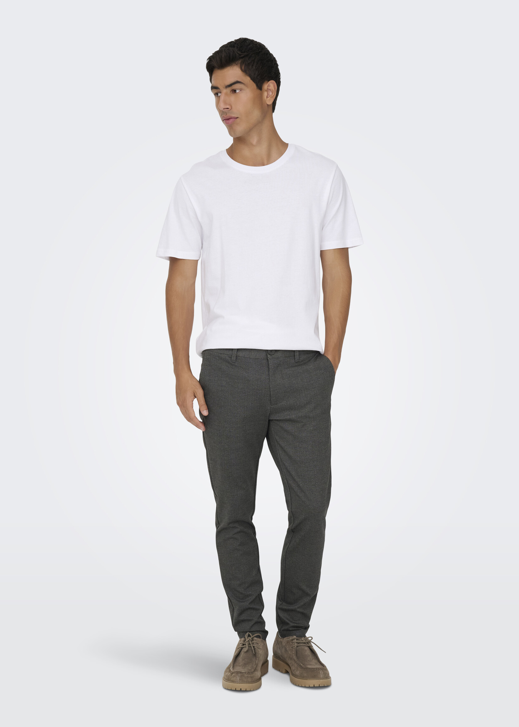 ONLY & SONS MARK SLIM CHECK PANT