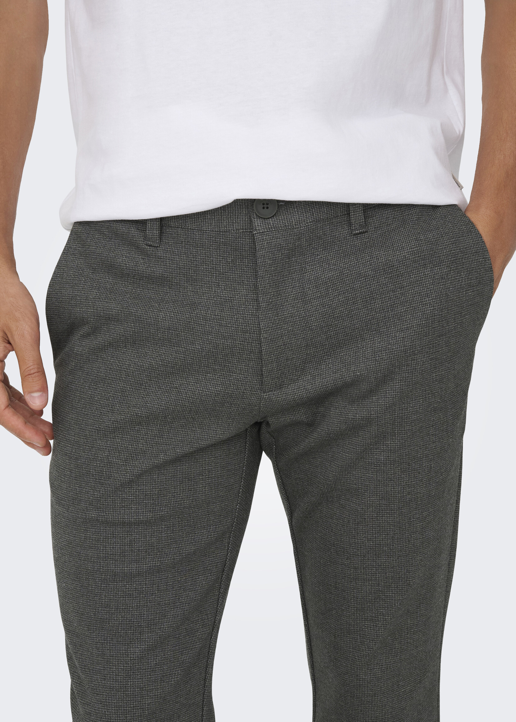 ONLY & SONS MARK SLIM CHECK PANT