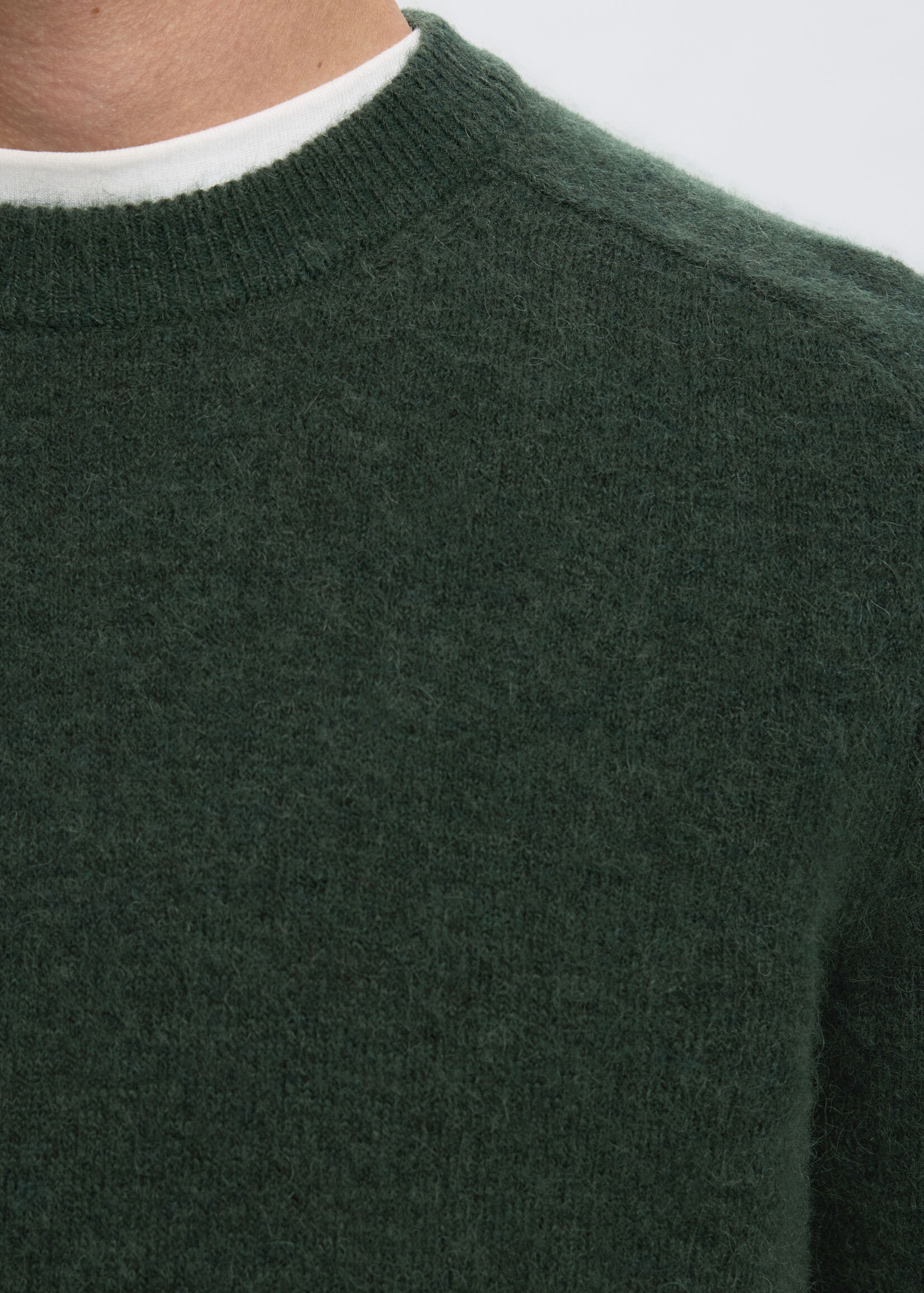 SELECTED HOMME RAI LS KNIT CREW NECK