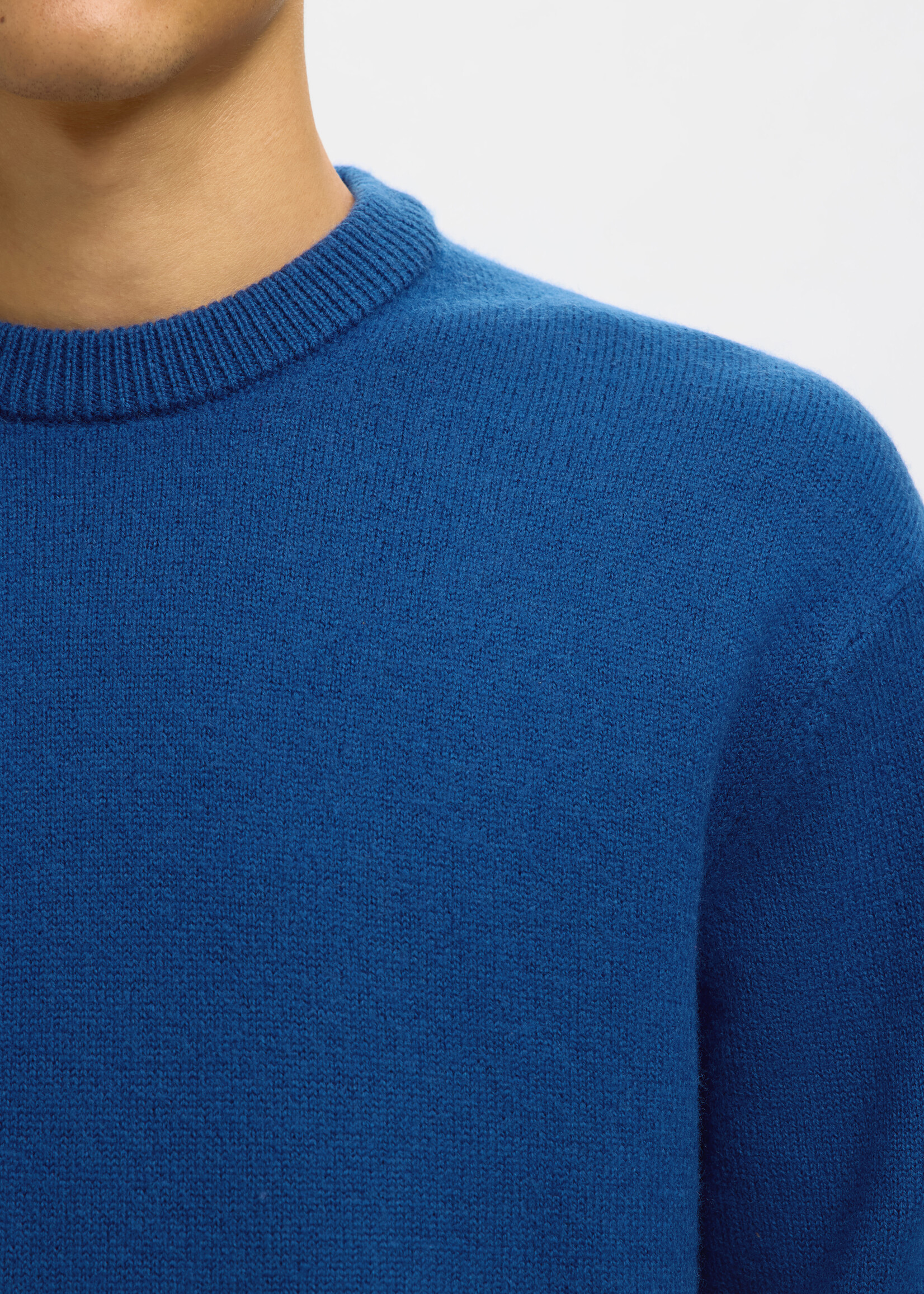 SELECTED HOMME ARNE KNIT RELAXED WOOL CREW NECK
