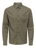 ONLY & SONS ROAD REG MELANGE SHIRT