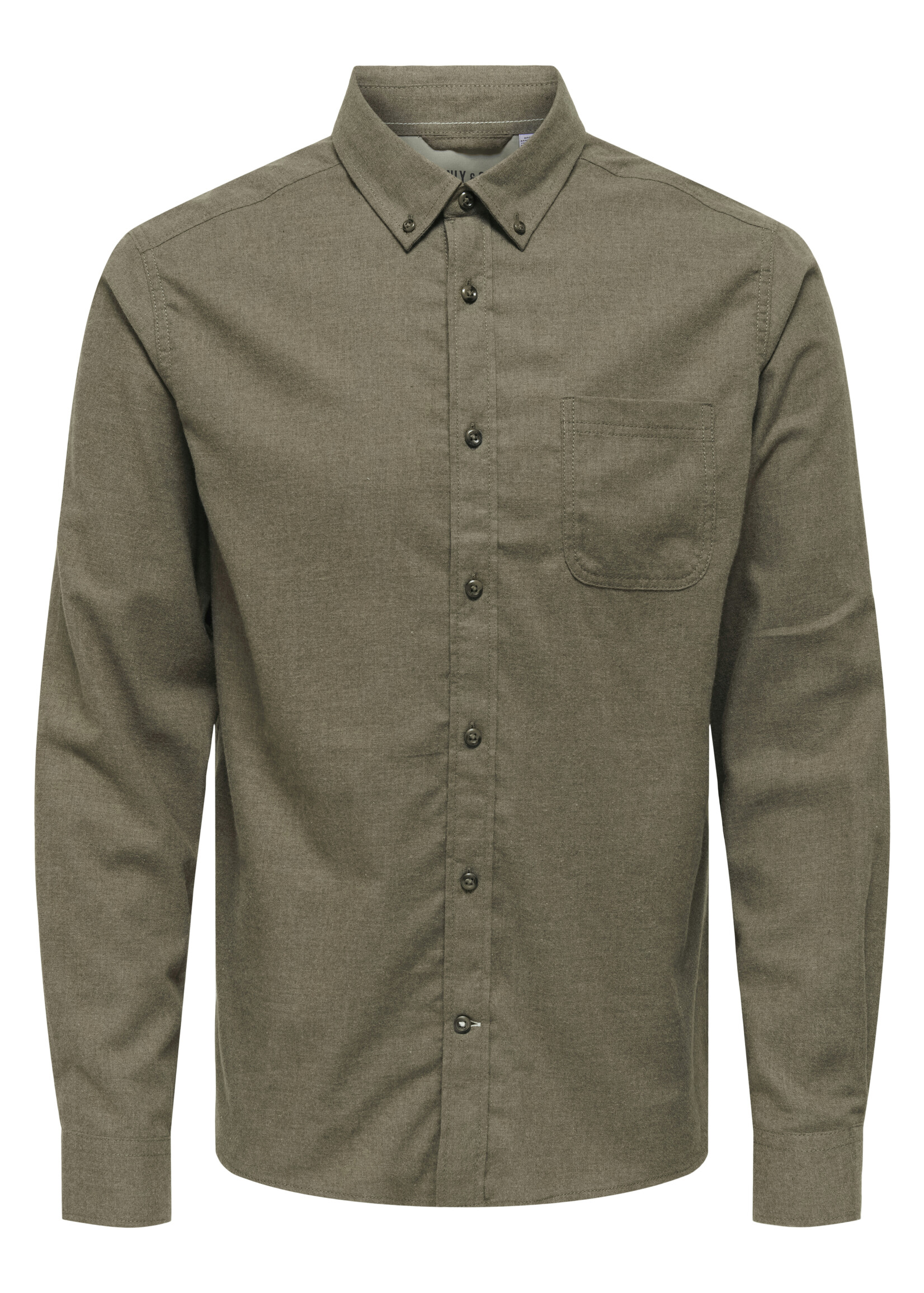 ONLY & SONS ROAD REG MELANGE SHIRT
