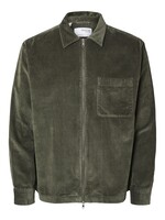 SELECTED HOMME JAKE CORD OVERSHIRT ZIP