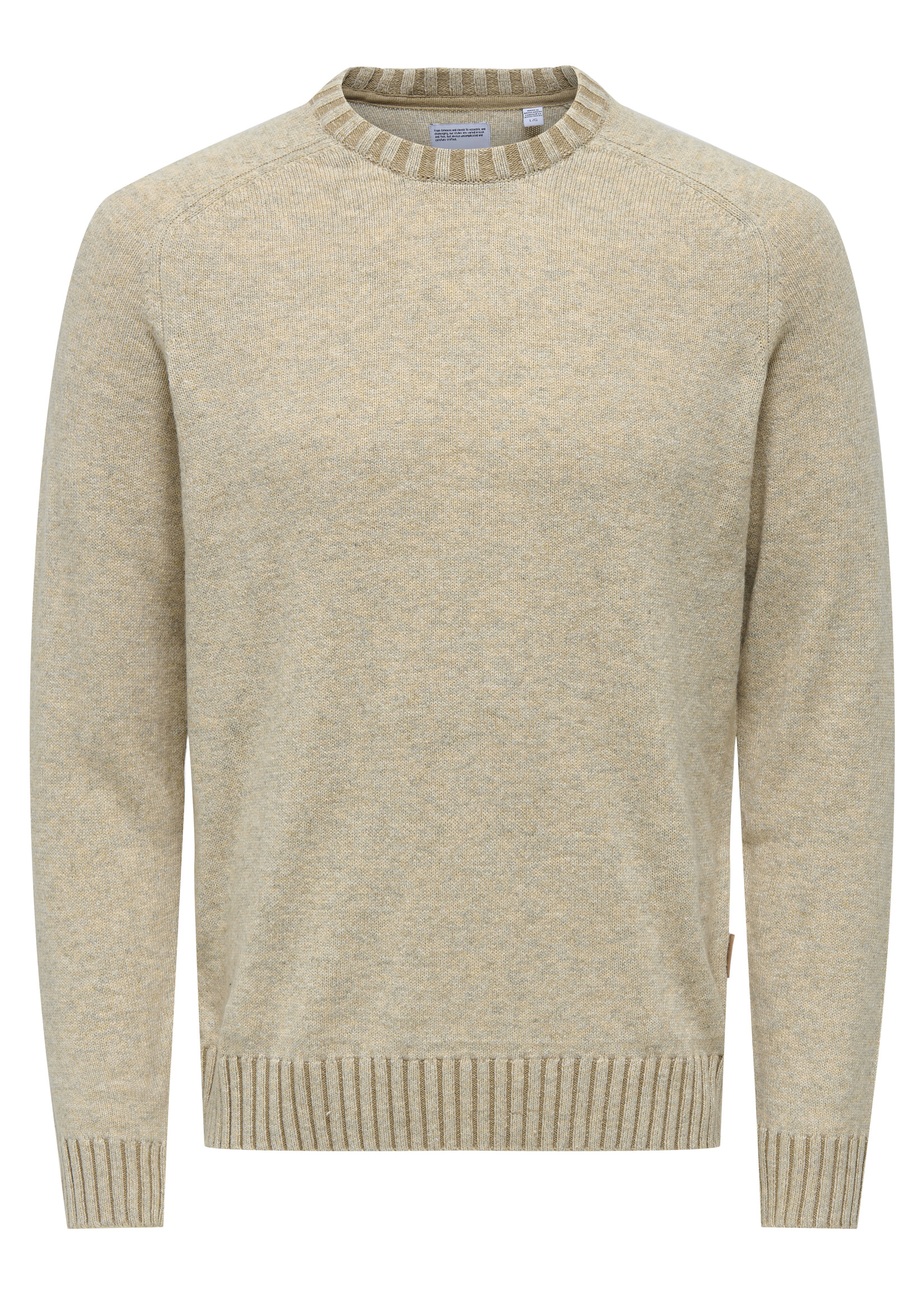 ONLY & SONS EDDY REG 7 WOOL CREW KNIT