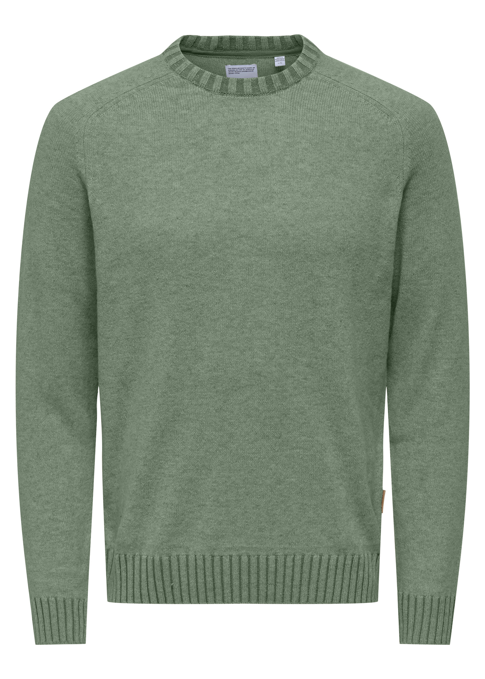 ONLY & SONS EDDY REG 7 WOOL CREW KNIT