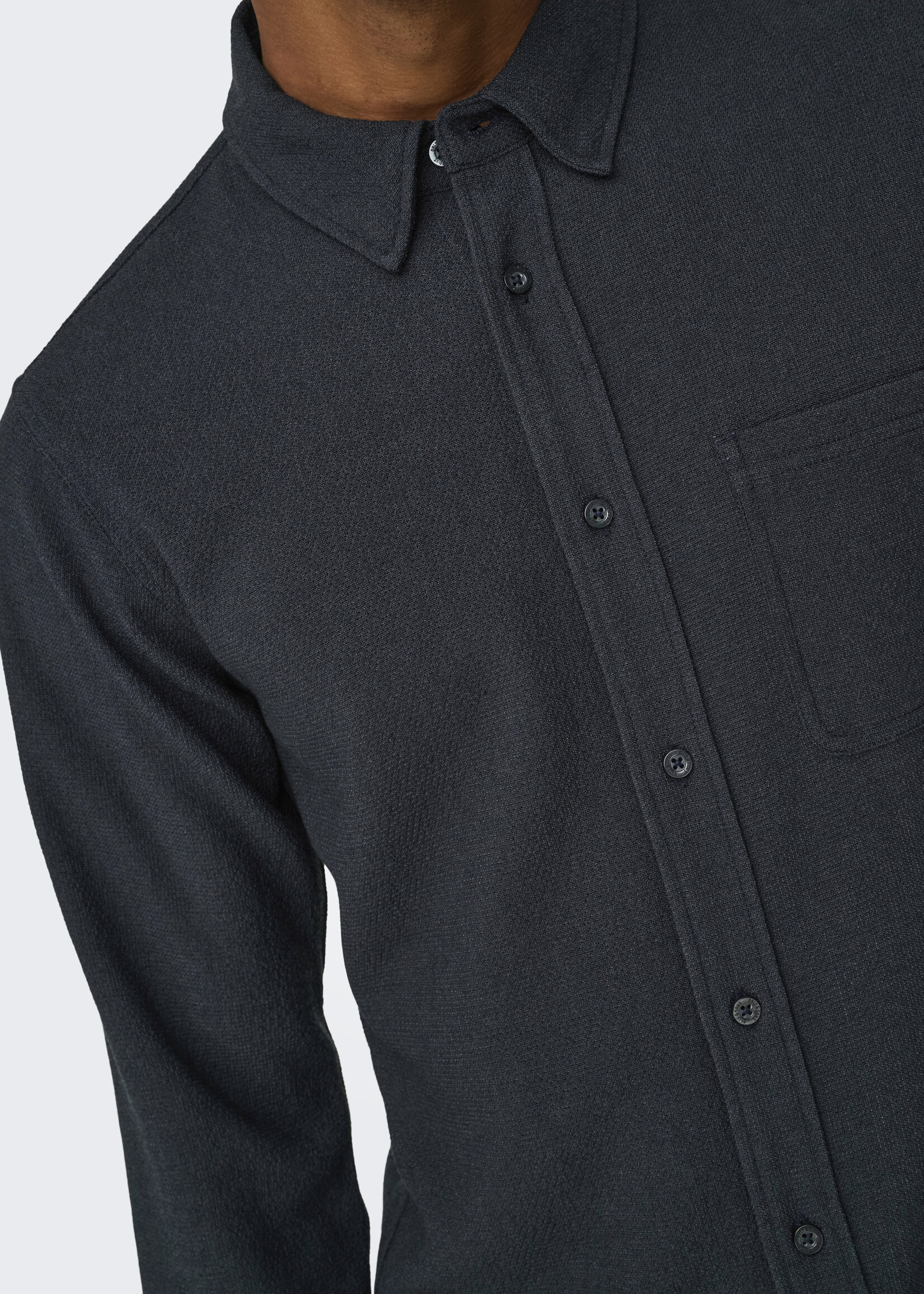 ONLY & SONS ROAD SLIM STRUCTURE  STRETCH SHIRT