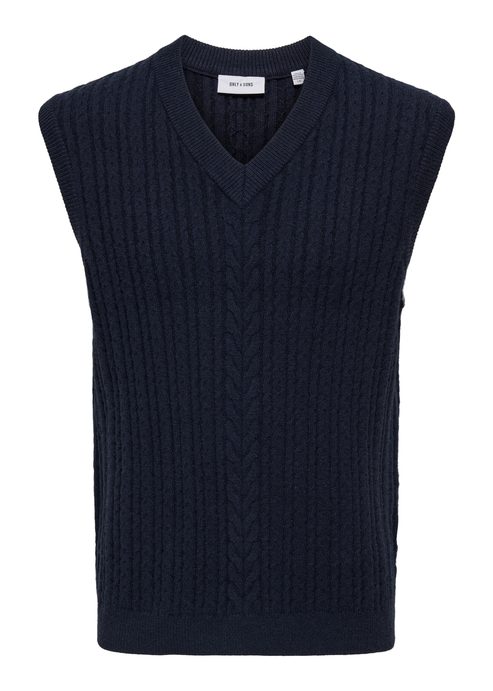 ONLY & SONS ONSFLYNN REG STRUC VEST KNIT
