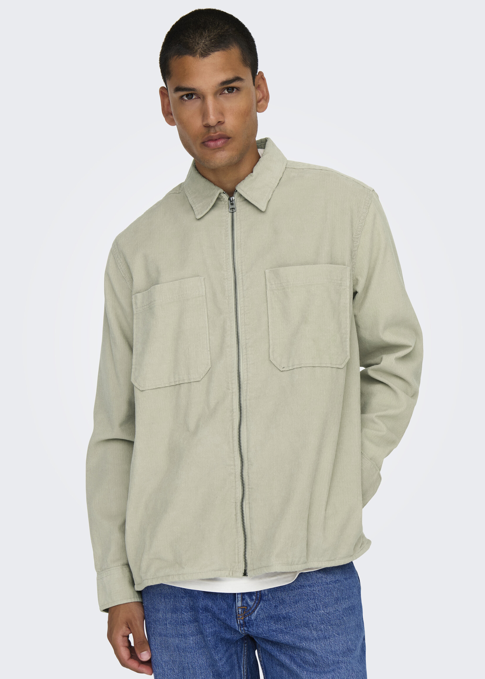 ONLY & SONS ALP RLX WASHD CORD ZIP