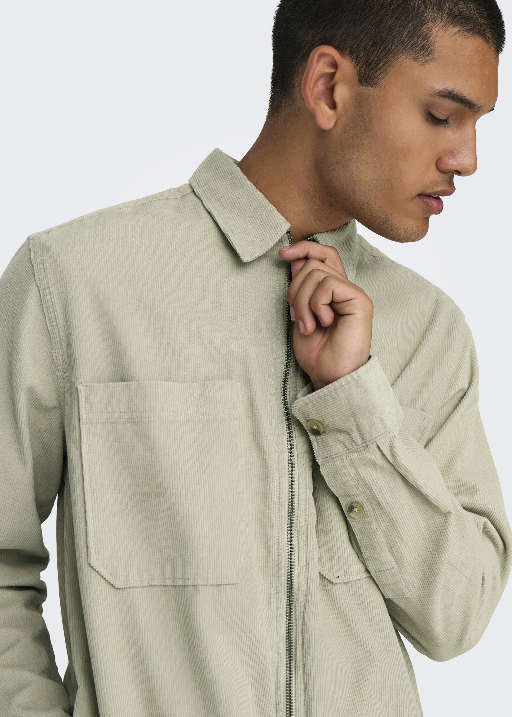 ONLY & SONS ALP RLX WASHD CORD ZIP