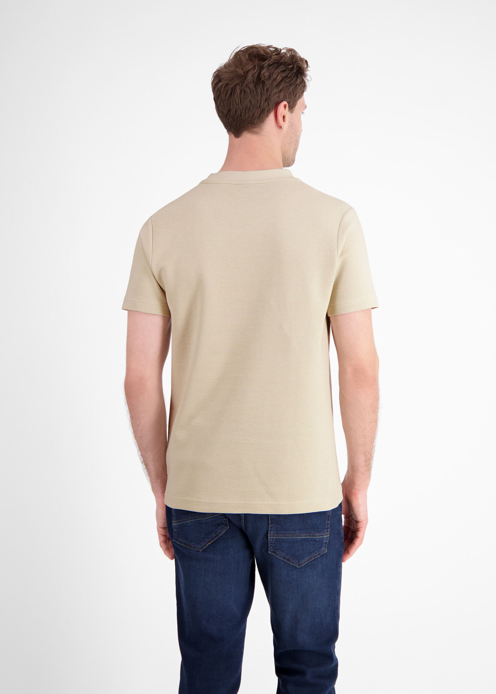 LERROS O-NECK STRUC JERSEY T-SHIRT