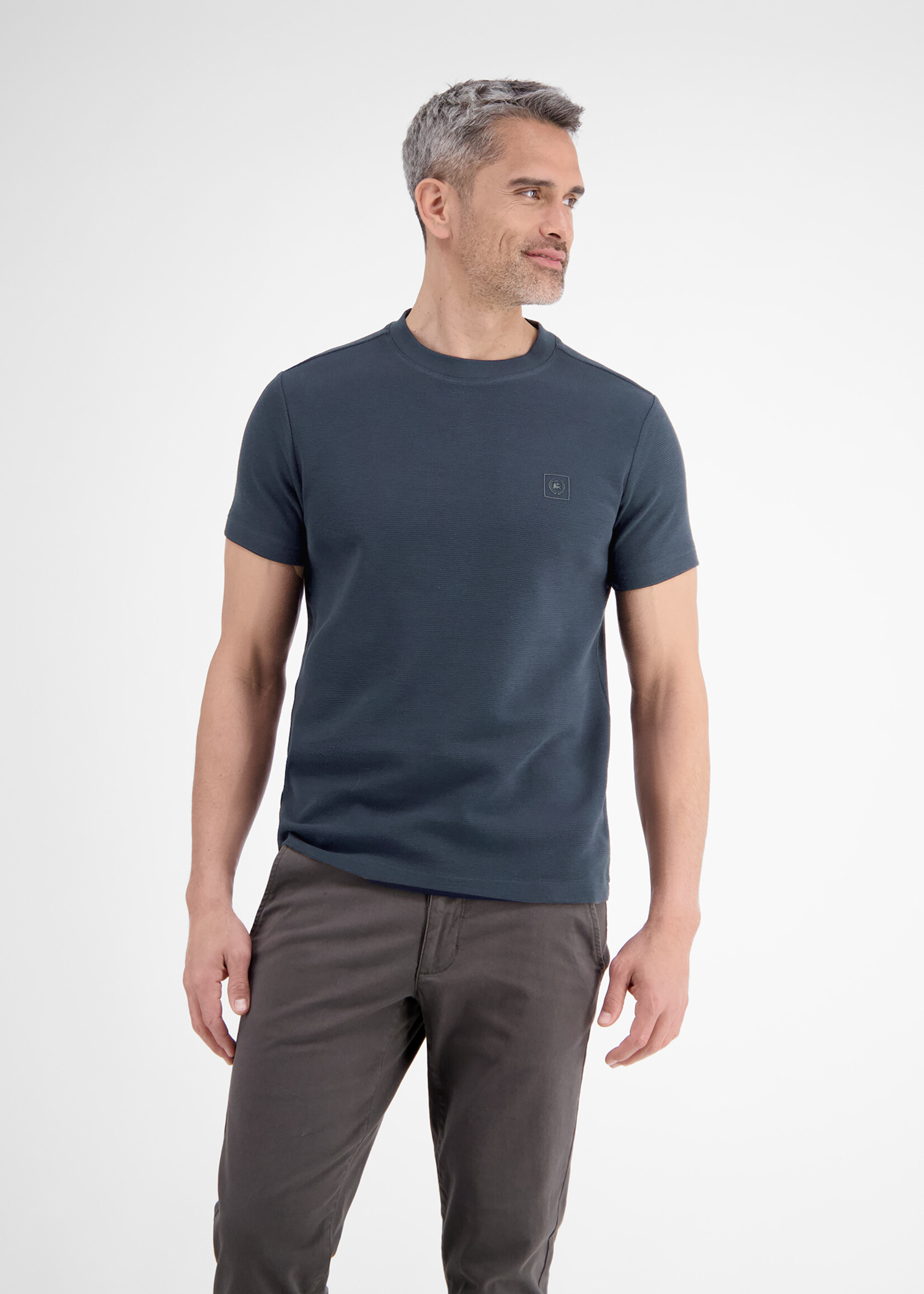 LERROS O-NECK STRUC JERSEY T-SHIRT