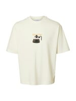 SELECTED HOMME RELAXNORMAN COFFEE TEE