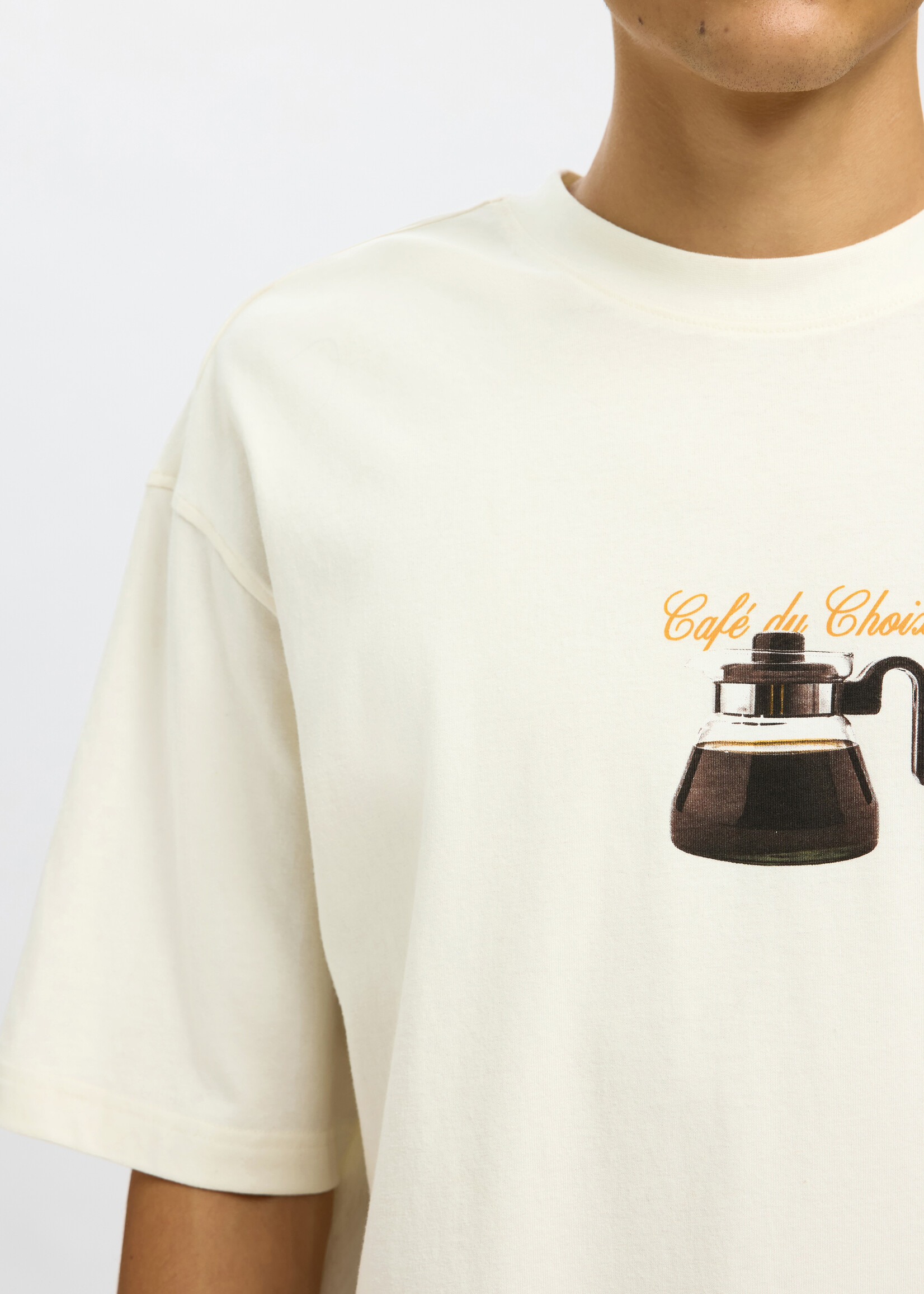 SELECTED HOMME RELAXNORMAN COFFEE TEE