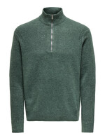ONLY & SONS MOVE REG BRUCHED HALF ZIP