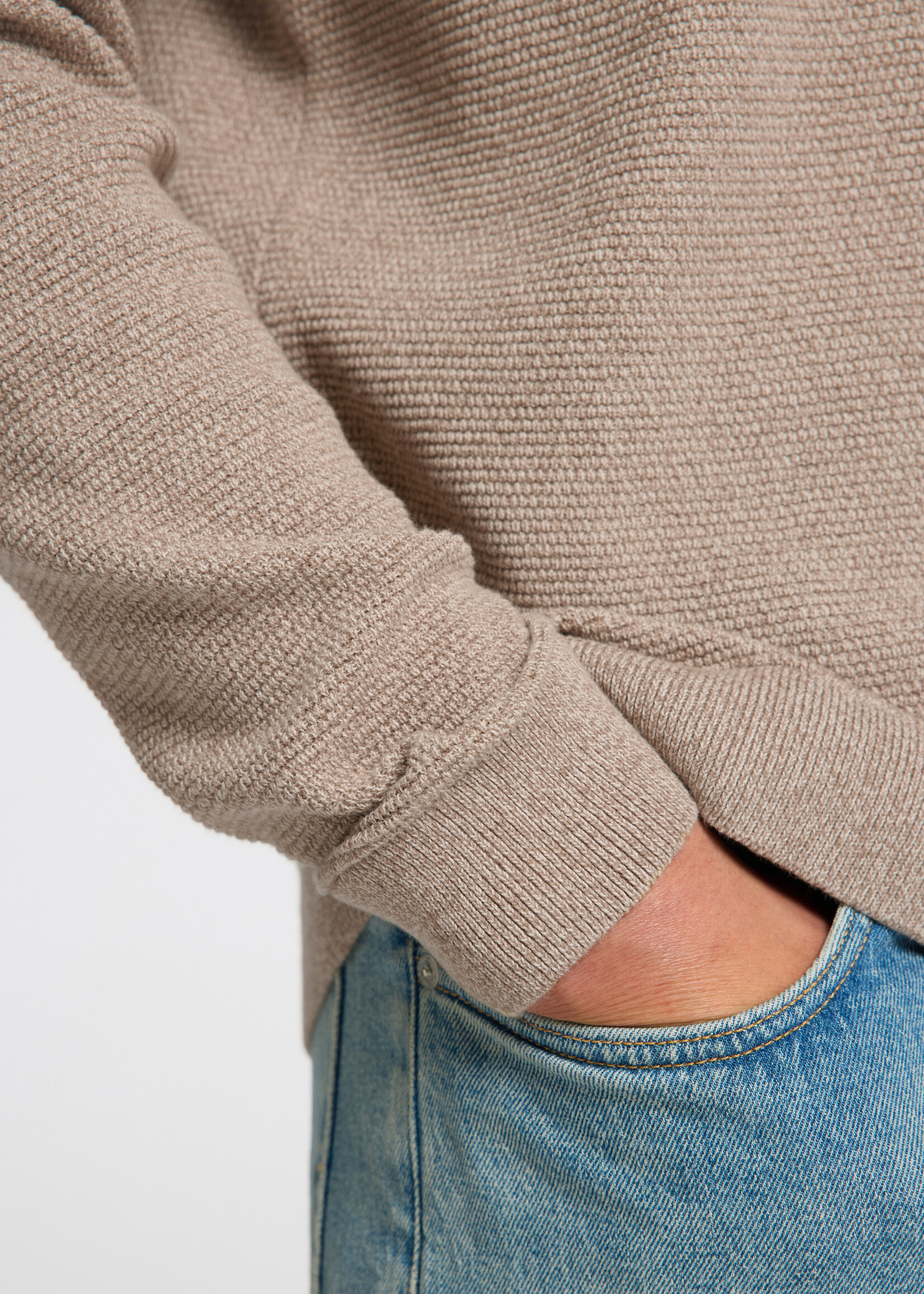 SELECTED HOMME SLHROSS STRUCTURE CREW NECK