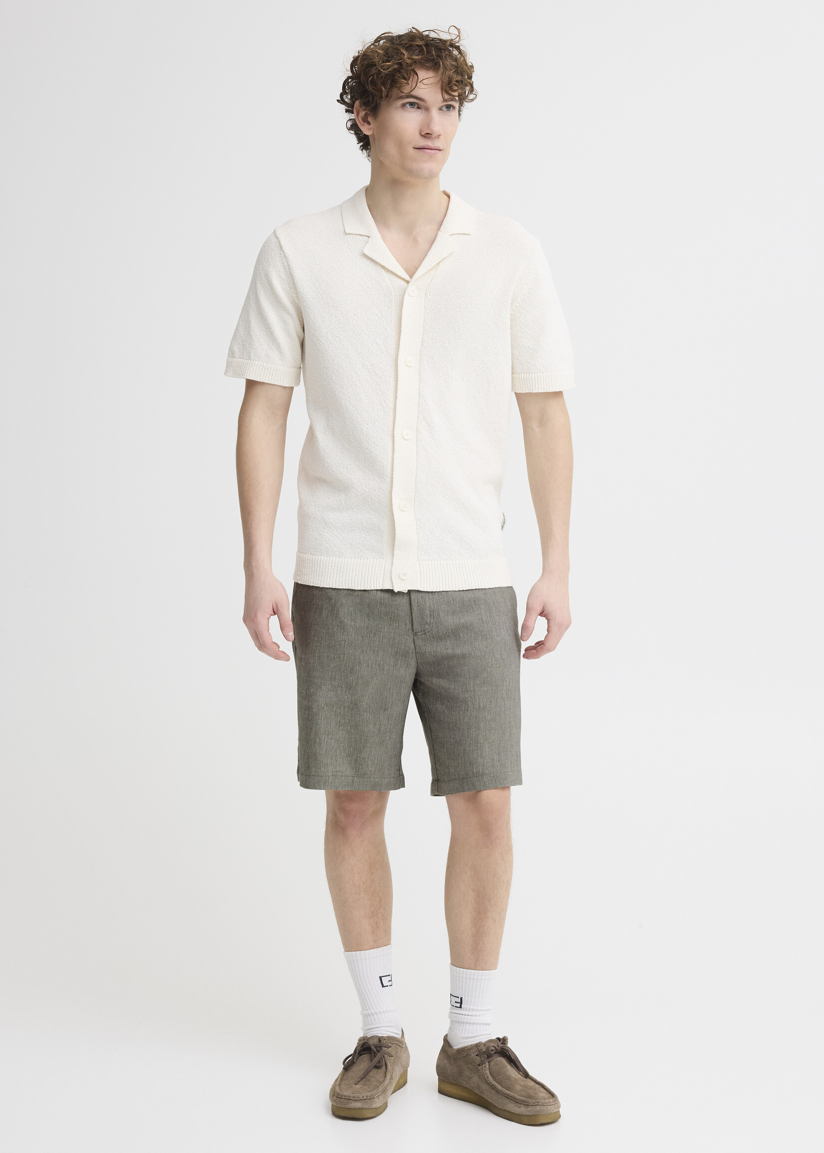 CASUAL FRIDAY CFTORP 0262 LINEN MIX SHORT